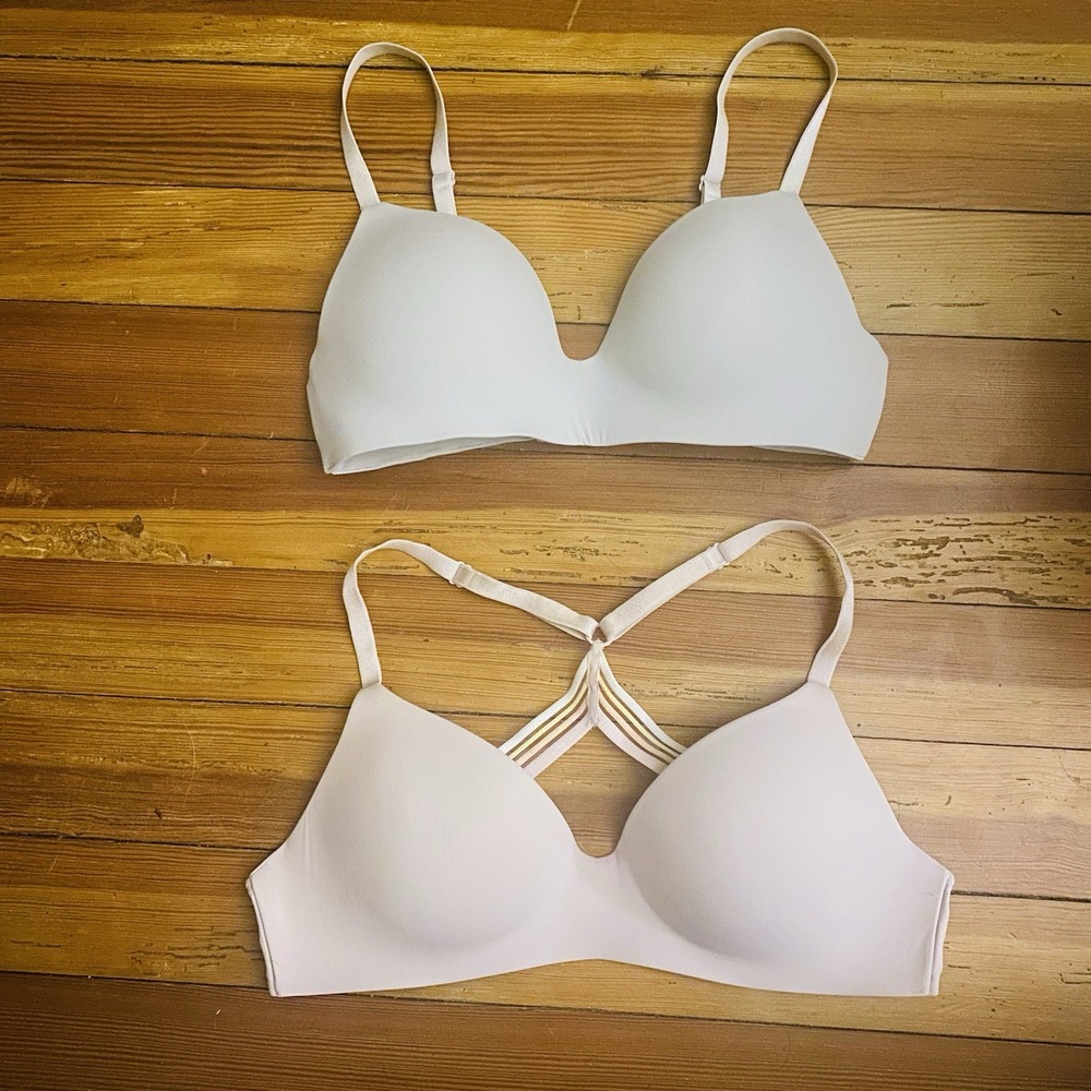 Victoria's Secret Light Pink Seamless T-Shirt Bras (2-Pack)